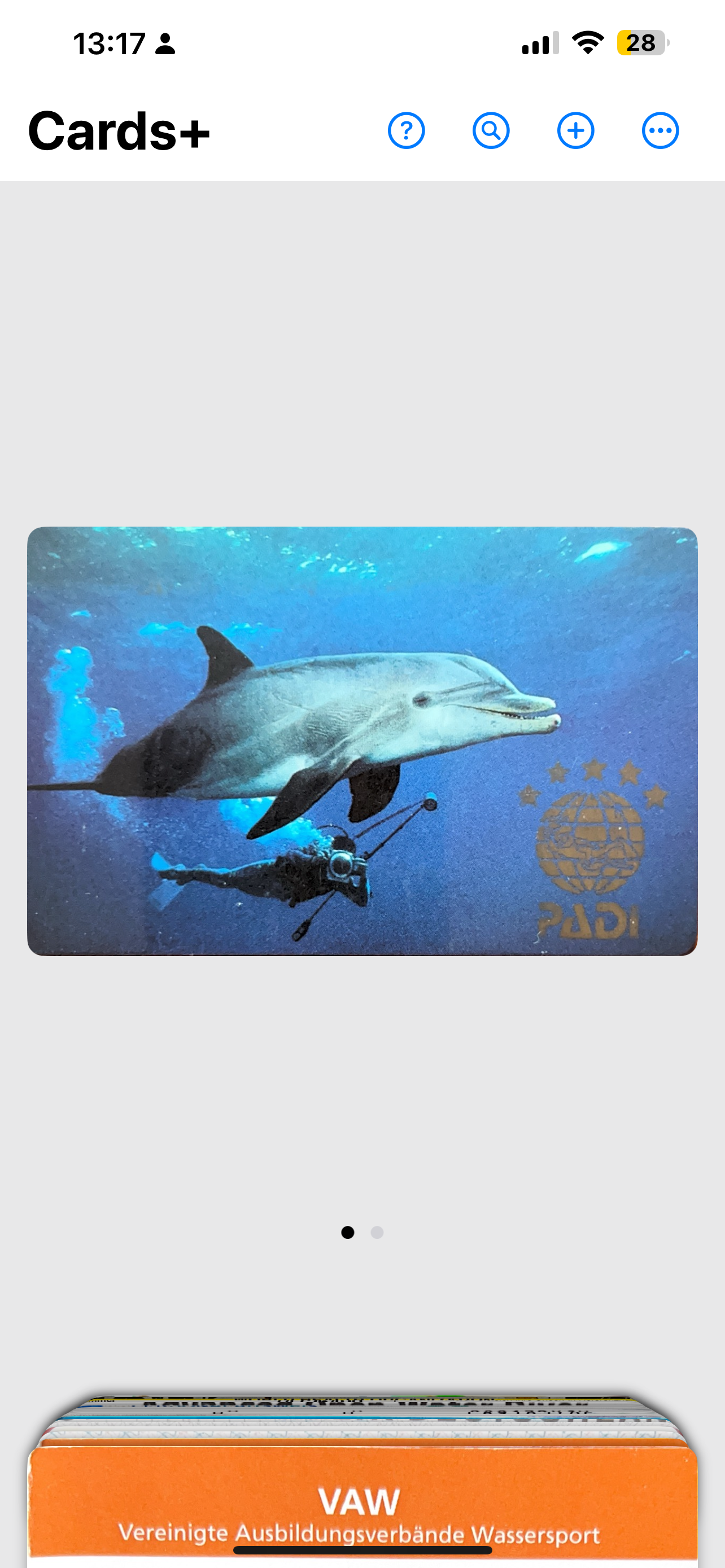 Scanned Card