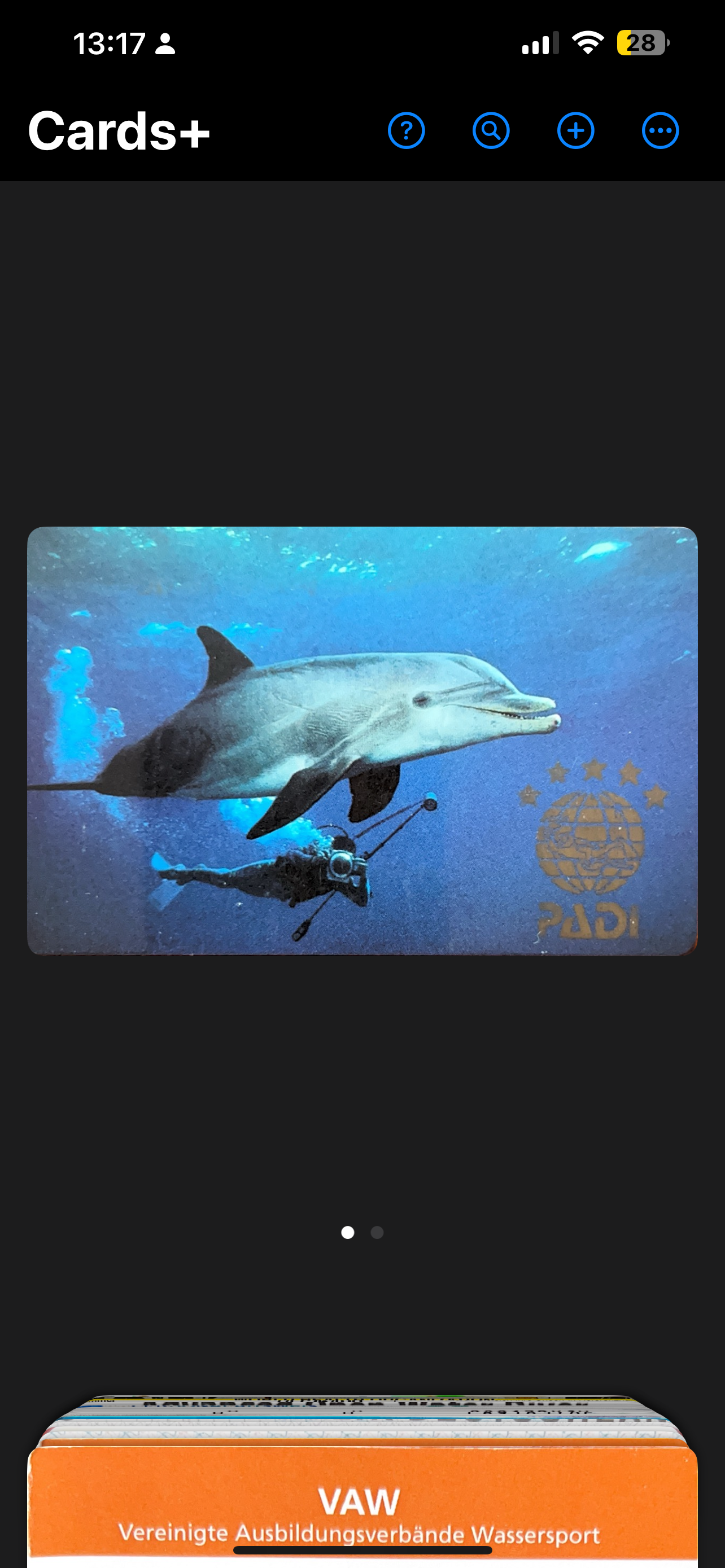 Scanned Card